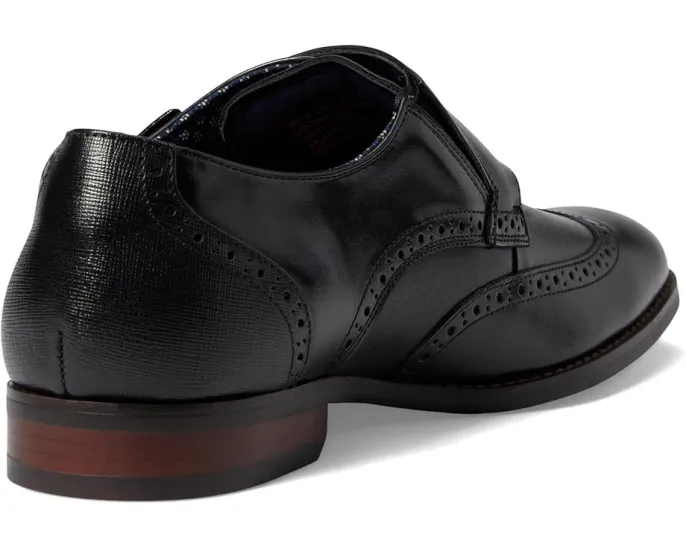 Туфли Stacy Adams Karson Wing Tip с двойной пряжкой и перфорацией