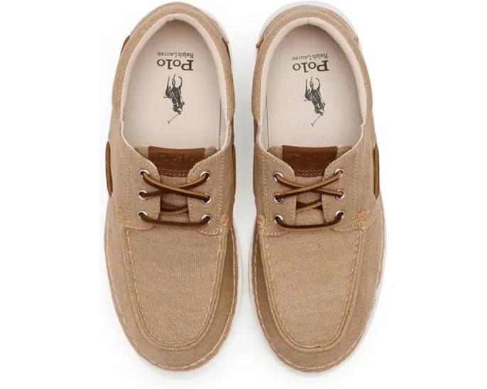 Кроссовки Polo Ralph Lauren Rlite Mariner из хлопка с кожаными шнурками