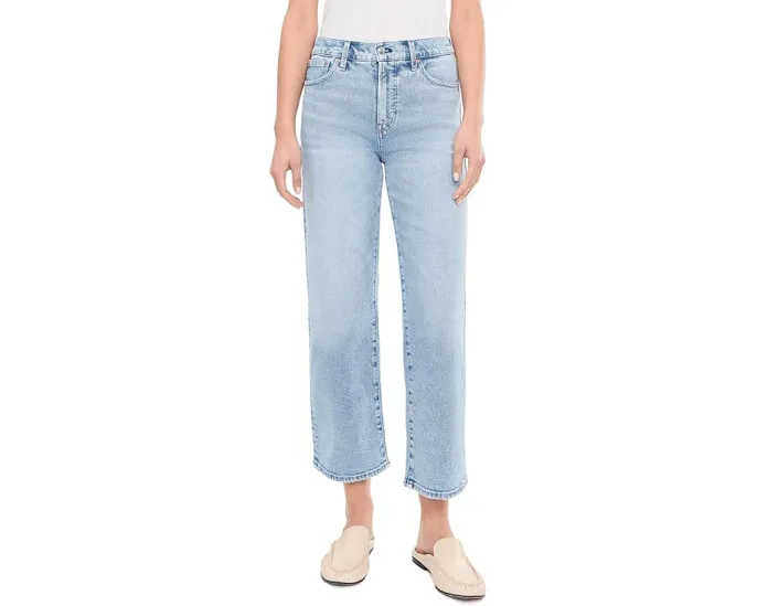 Укороченные широкие джинсы Madewell Perfect Vintage в цвете Raebrook с высокой посадкой