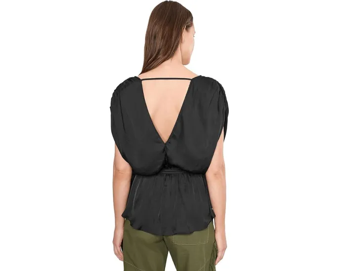 Блуза Free People Ash с V-образным вырезом