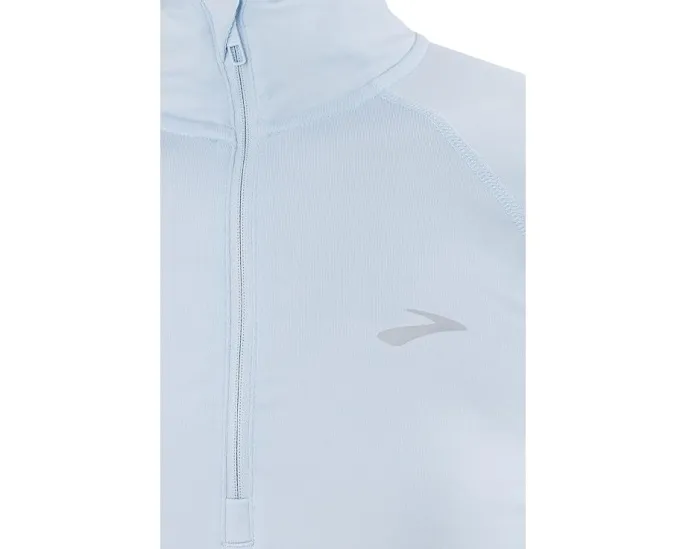 Куртка Brooks Dash 1/2 Zip 3.0 с воротником и светоотражающим брендингом
