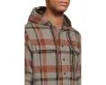 Рубашка Prana Asgard Hooded Flannel с капюшоном и накладными карманами