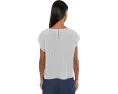 Топ с воротником-каре из органического льна Eileen Fisher