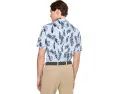 Polo Black Clover Hidden Clover с технологией Dry Tech и рисунком пальмовых листьев
