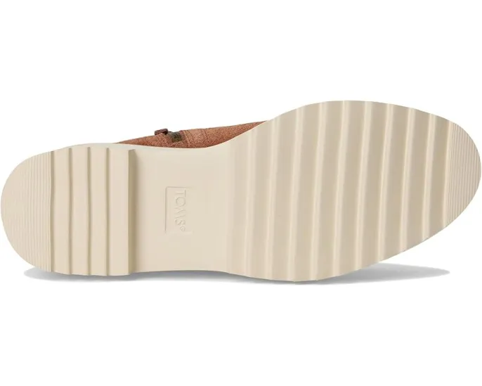 Ботинки TOMS Maude на платформе из замши с боковой молнией