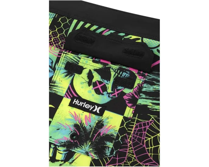 Шорты Hurley Kids Checker Doodle Boardshorts с графическим принтом