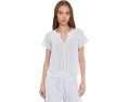 Блуза Splendid Meadow из мягкой ткани с V-образным вырезом и короткими рукавами