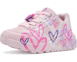 Кроссовки SKECHERS KIDS Street x James Goldcrown-Uno Lite с дизайном сердца