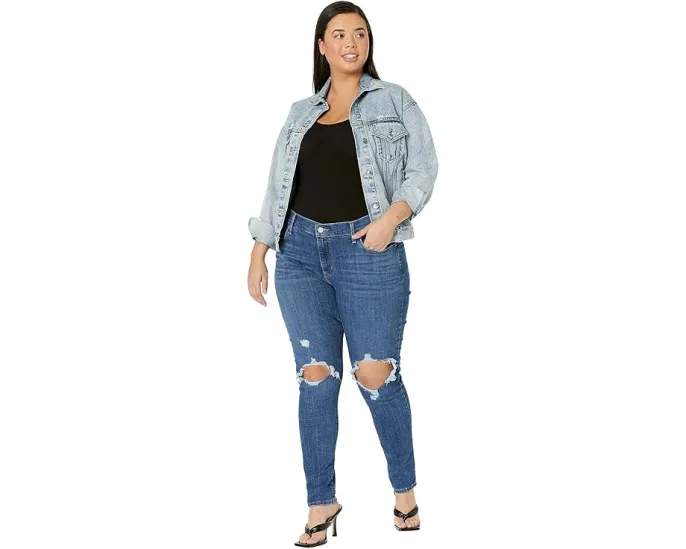 Узкие джинсы Levi's 711 Skinny с посадкой мидиум