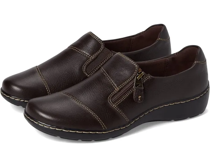Оксфорды Clarks Cora Harbor из кожи с удобной стелькой и гибкой подошвой