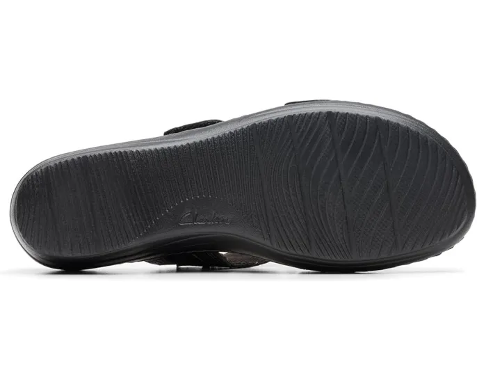 Босоножки Clarks Merliah Raelyn на танкетке с цветочным декором