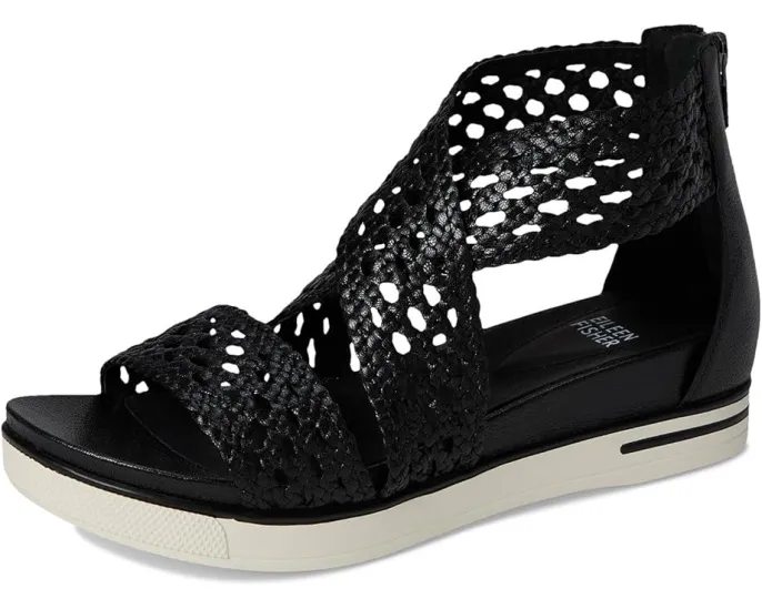 Спортивные сандалии Eileen Fisher с каблуком-танкеткой