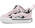Детские кеды Vans Knu Skool Elastic Lace с коровьим принтом