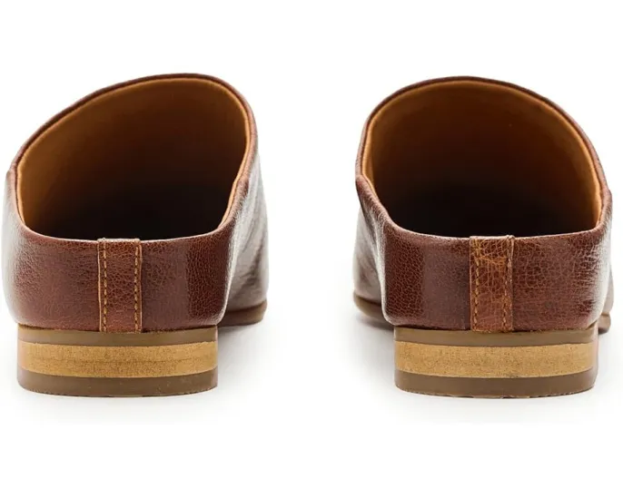 Мюли Napa Valley с гладким кожаным верхом и клиновидным каблуком