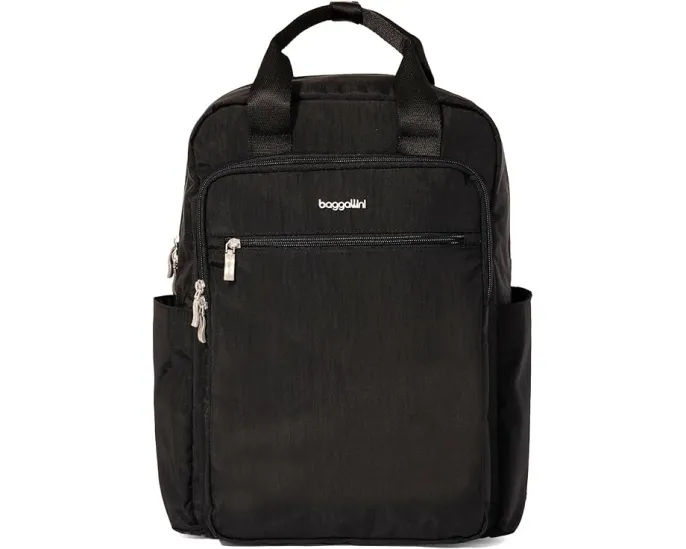 Рюкзак Baggallini для ноутбука с множеством карманов и рукавом для чемодана