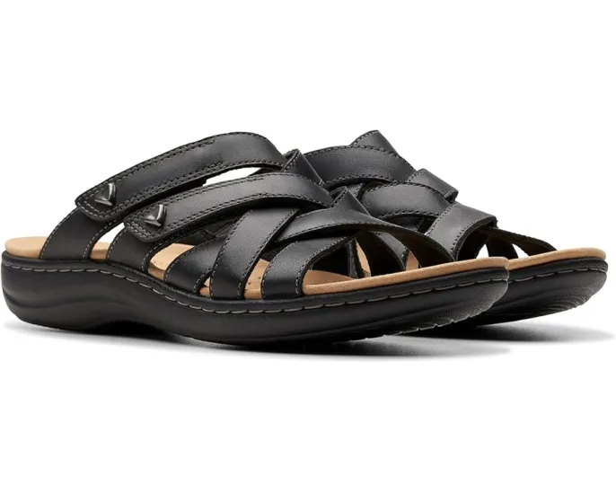 Плоские сандалии Clarks Laurieann Bali с открытым мысом и технологией Cushion Plus