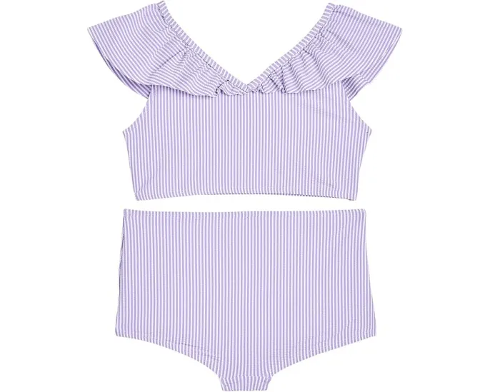 Купальник Retro Two-Piece с рюшами и защитой UPF 50+