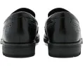 Clarks Emmet Step туфли на каждый день из черной гладкой кожи