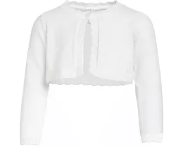 Janie and Jack укороченный кардиган для девочек из мягкой хлопковой пряжи