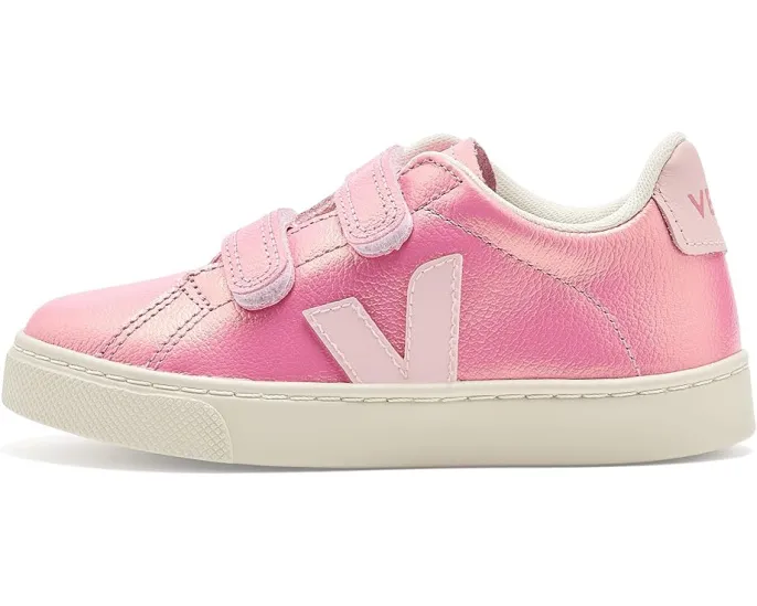 VEJA Kids Детские кроссовки Small Esplar из кожи и замши на липучках