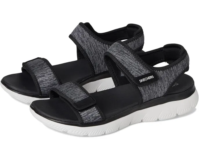 Сандалии Skechers Summits Cutest Icon с кожаным верхом и стелькой Yoga Foam