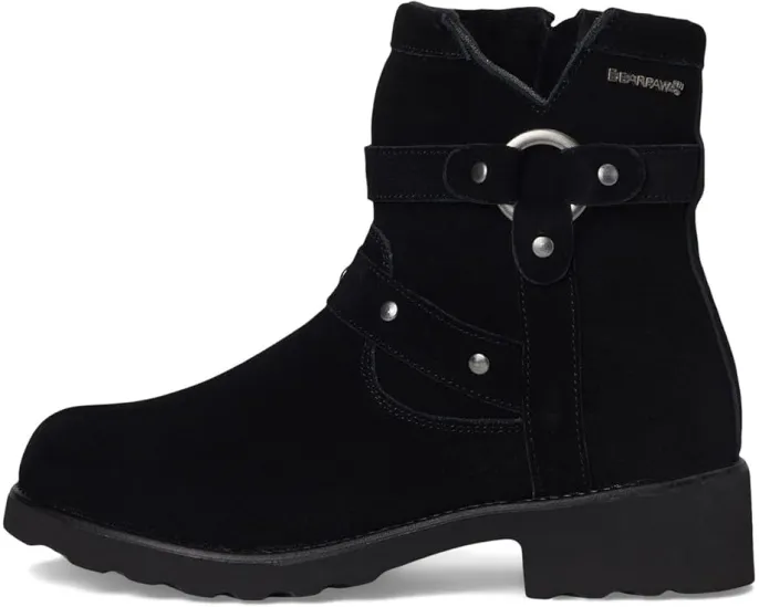 Женские ботильоны Bearpaw Reece на каблуке с молнией и металлическими кольцами