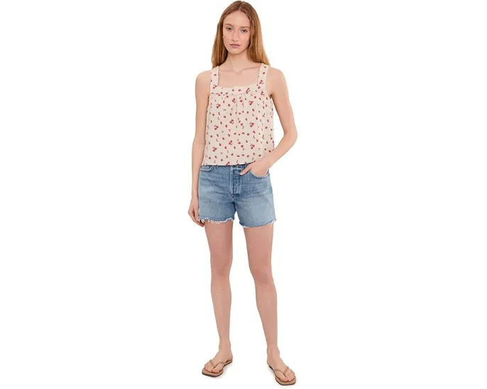 Топ Tate Double Weave Tank из конопли и органического хлопка с квадратным вырезом Toad&Co