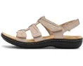 Сандалии Laurieann Ivy Clarks из черной кожи с регулируемой липучкой и стелькой Ultimate Comfort