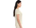Блуза All In Pointelle Button Top от Sanctuary Розовая с круглым вырезом