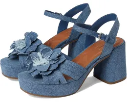 Сандалии Marrika Platform High Heel от Lucky Brand из денима с массивным каблуком и платформой
