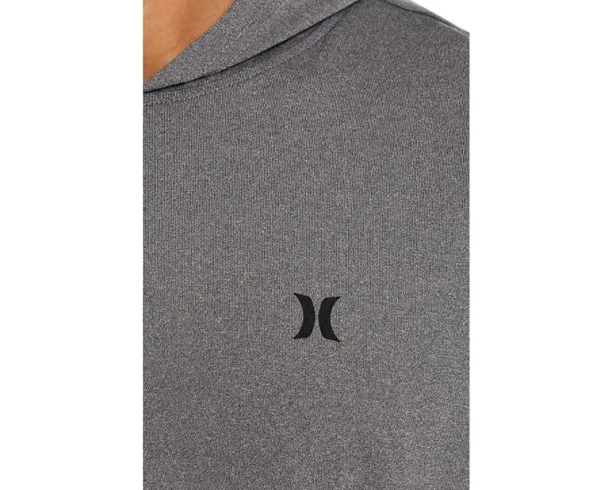 Футболка Hurley Hybrid Hooded Upf Long Sleeve с защитой UPF 50+ серая