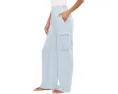 Брюки карго Pinstripe Linen Wide-Leg Lauren Ralph Lauren из льна в полоску