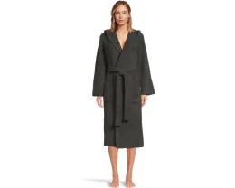 Халат Barefoot Dreams CozyChic с капюшоном и ребристой текстурой