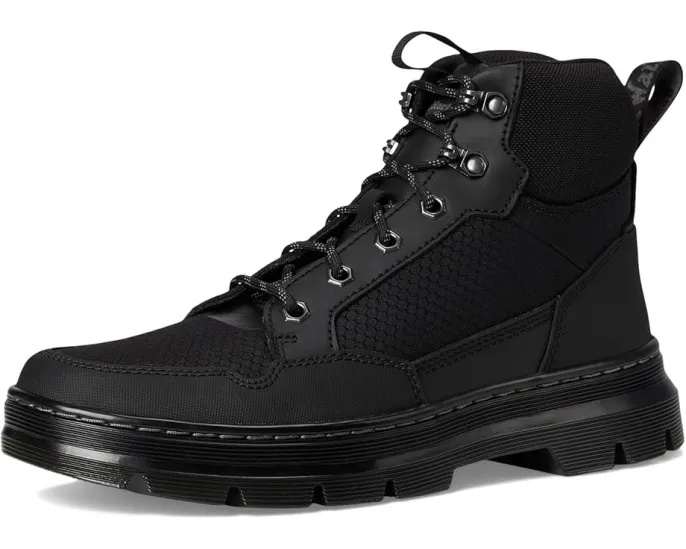 Кроссовки Dr. Martens Rakim Mk.02 высокие с верхом из премиальной кожи и переработанного холста