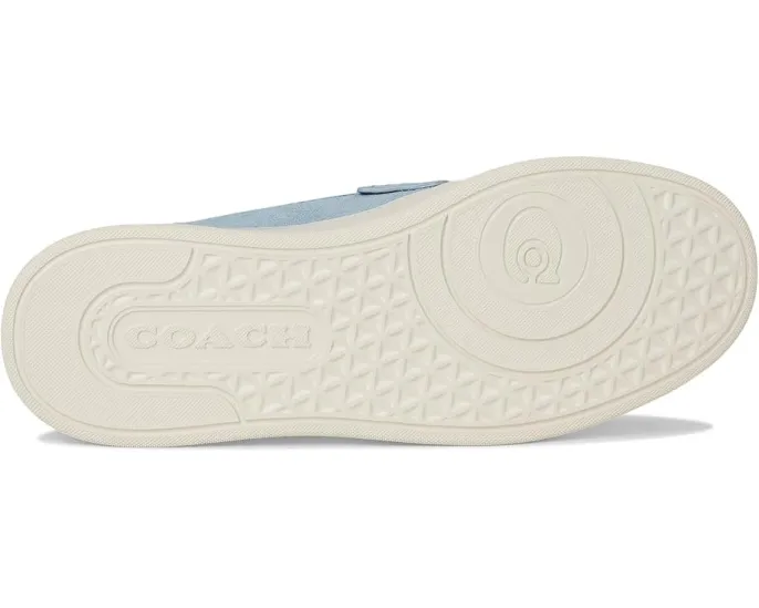 Лоферы COACH Hybrid с верхом из замши и фирменным тисненым узором
