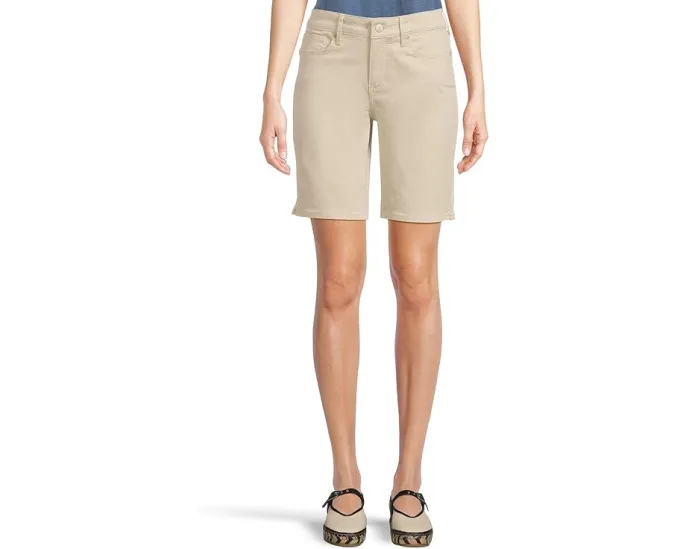 Шорты NYDJ Ella Denim на высокой посадке с застежкой на молнию и пуговицу