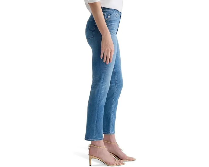 Джинсы AG Jeans Prima с заниженной талией и прямым кроем в цвете Atlantis