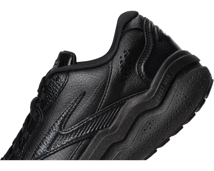 Кроссовки Brooks Ghost Max Leather с азотной амортизацией и технологией Glideroll Rocker