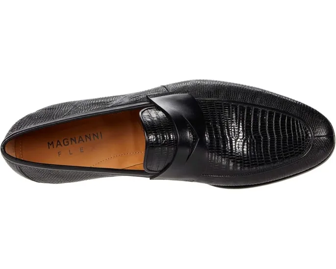 Лоферы Magnanni Vicente из состаренной кожи с ремешком