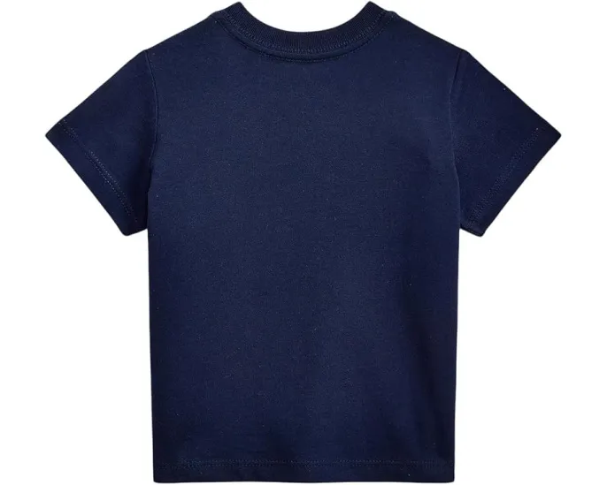 Футболка Polo Bear из хлопкового джерси для младенцев Polo Ralph Lauren Kids