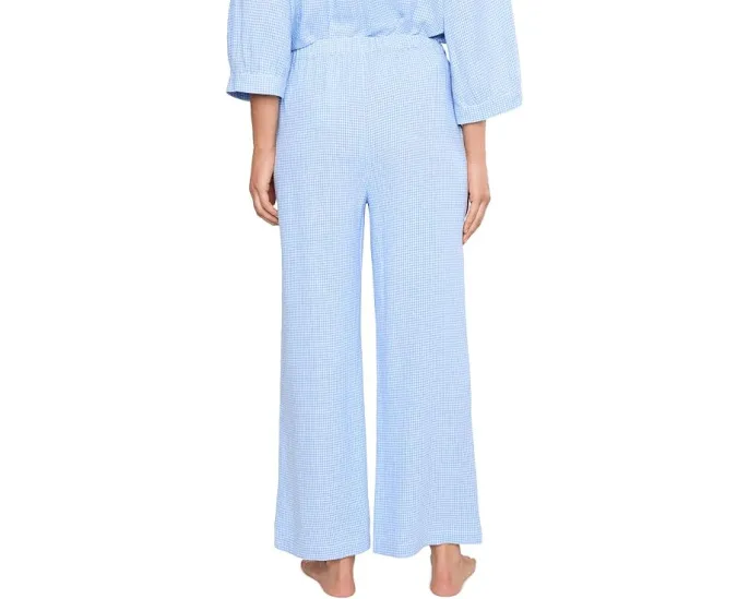 Широкие брюки Eberjey Linen Blend из льна и вискозы