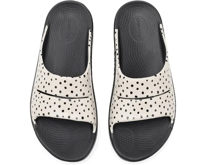 Слайды OOFOS Ooahh Limited Slide с принтом и технологией Oofoam