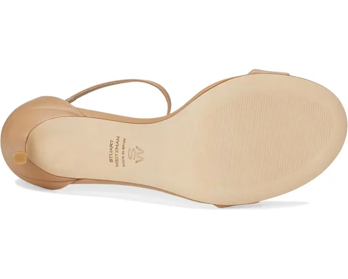 Босоножки Nudist II Sandal 75 на шпильке с глянцевым верхом Stuart Weitzman