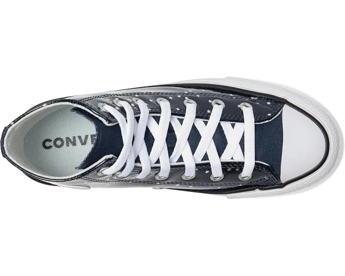 Блестящие кеды Converse Chuck Taylor All Star Eva Lift Glitter на платформе