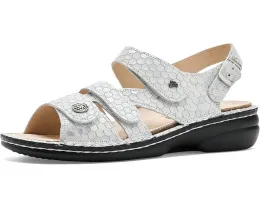 Сандалии Finn Comfort Gomera-S Bianco Esandra с кожаным верхом и регулируемыми ремешками