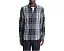 Рубашка Vince Dunluce Plaid с отдельной планкой и клеткой oversize