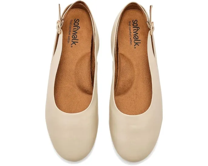 Балетки SoftWalk Sandy с ремешком на щиколотке и мягкой стелькой