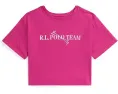 Объемная футболка Polo Team из хлопкового джерси для старших детей Polo Ralph Lauren