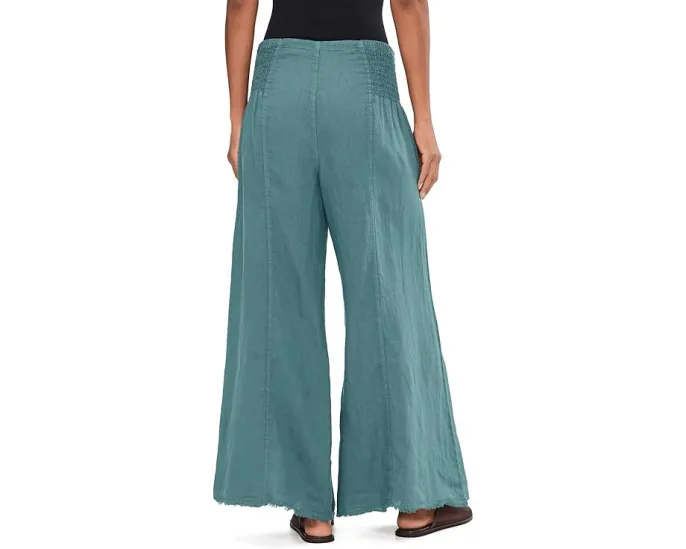 Широкие льняные брюки Coleson со шнурком на поясе от XCVI