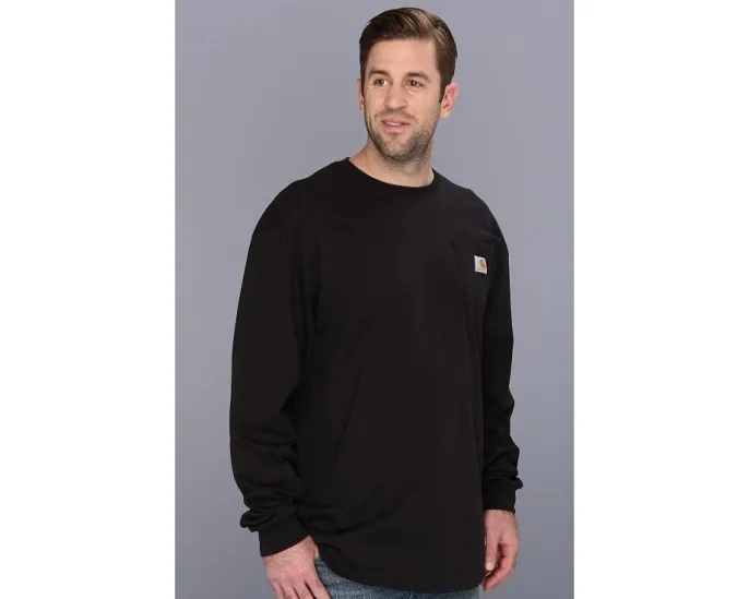 Carhartt футболка с длинным рукавом и карманом Big & Tall